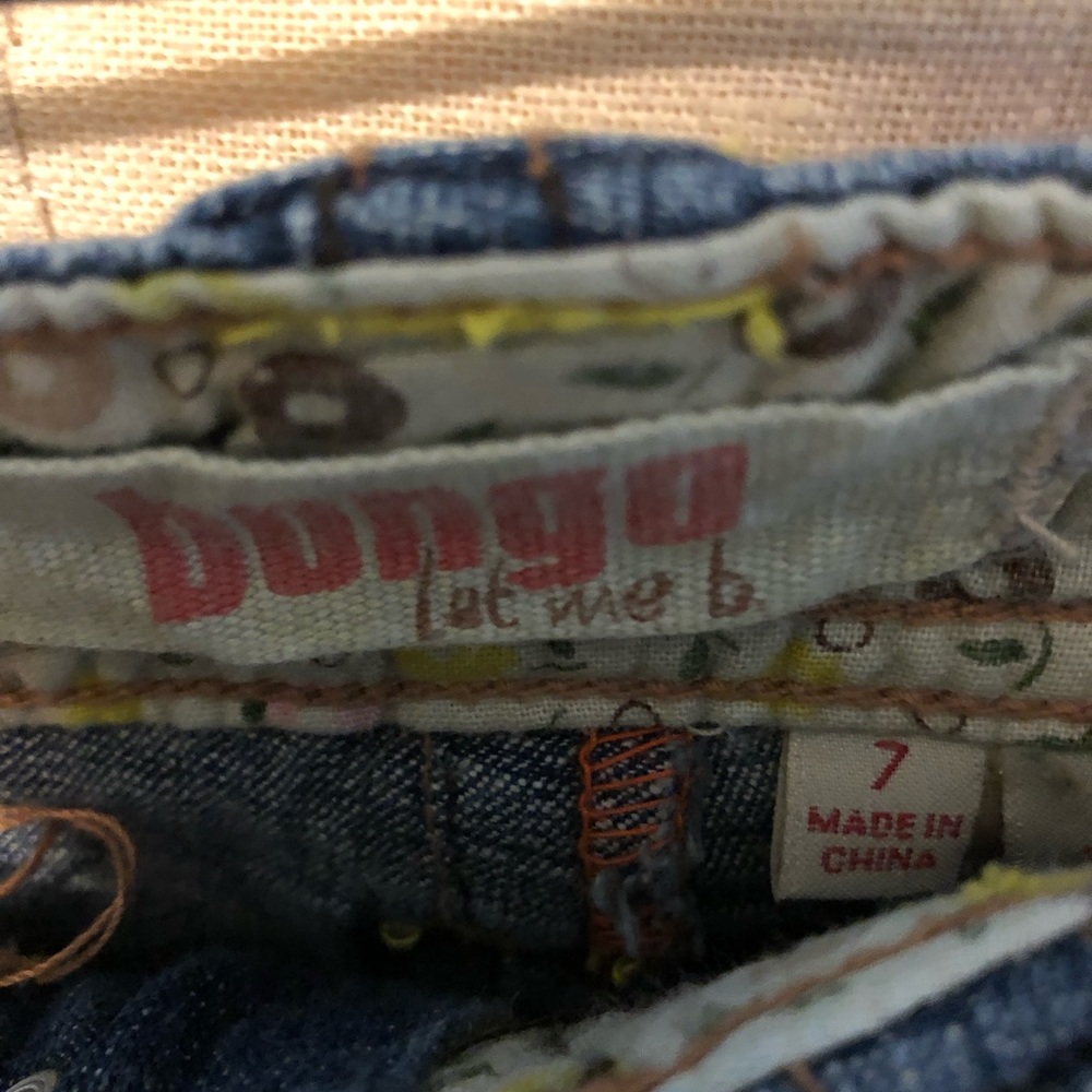 BONGO Denim Cargo Capri